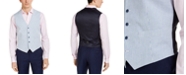 Tommy Hilfiger Men's Modern-Fit TH Flex Stretch Blue/White Seersucker Stripe Vest